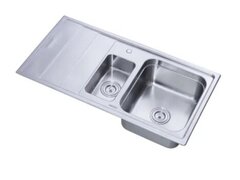 Chiuveta Freddo SN9012D, 2 Cuve dreapta, Anticalcar, Inox, 97*50cm